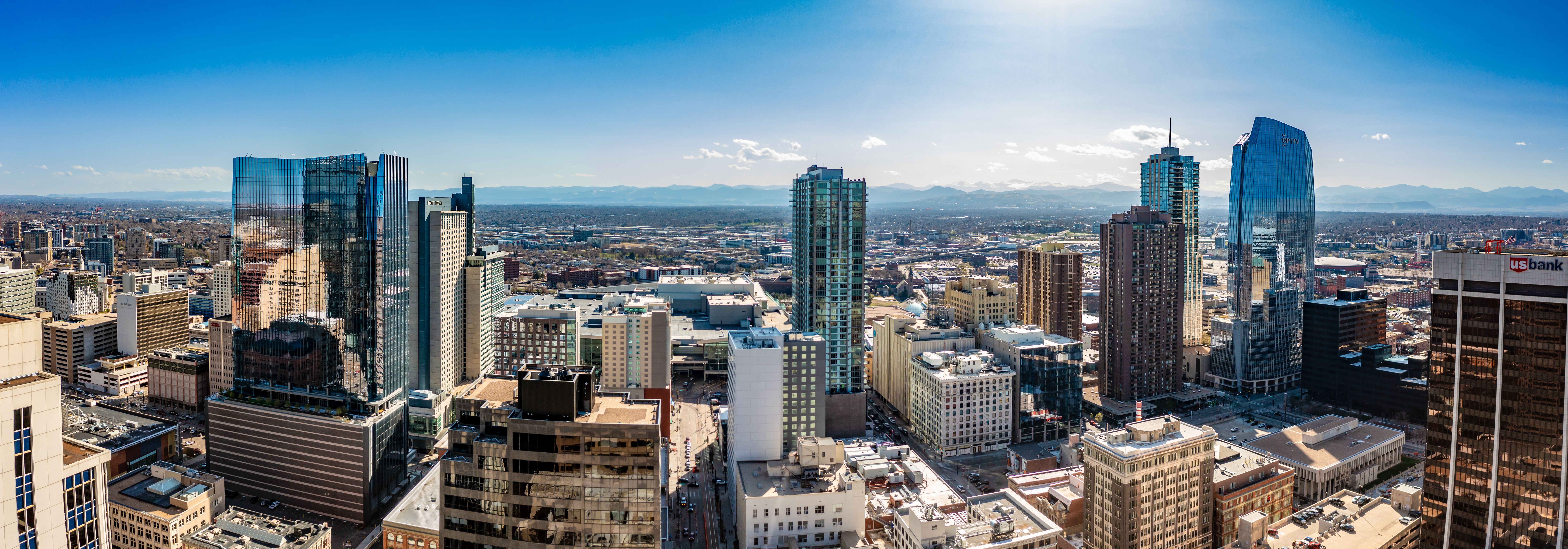 Denver Drone Shot