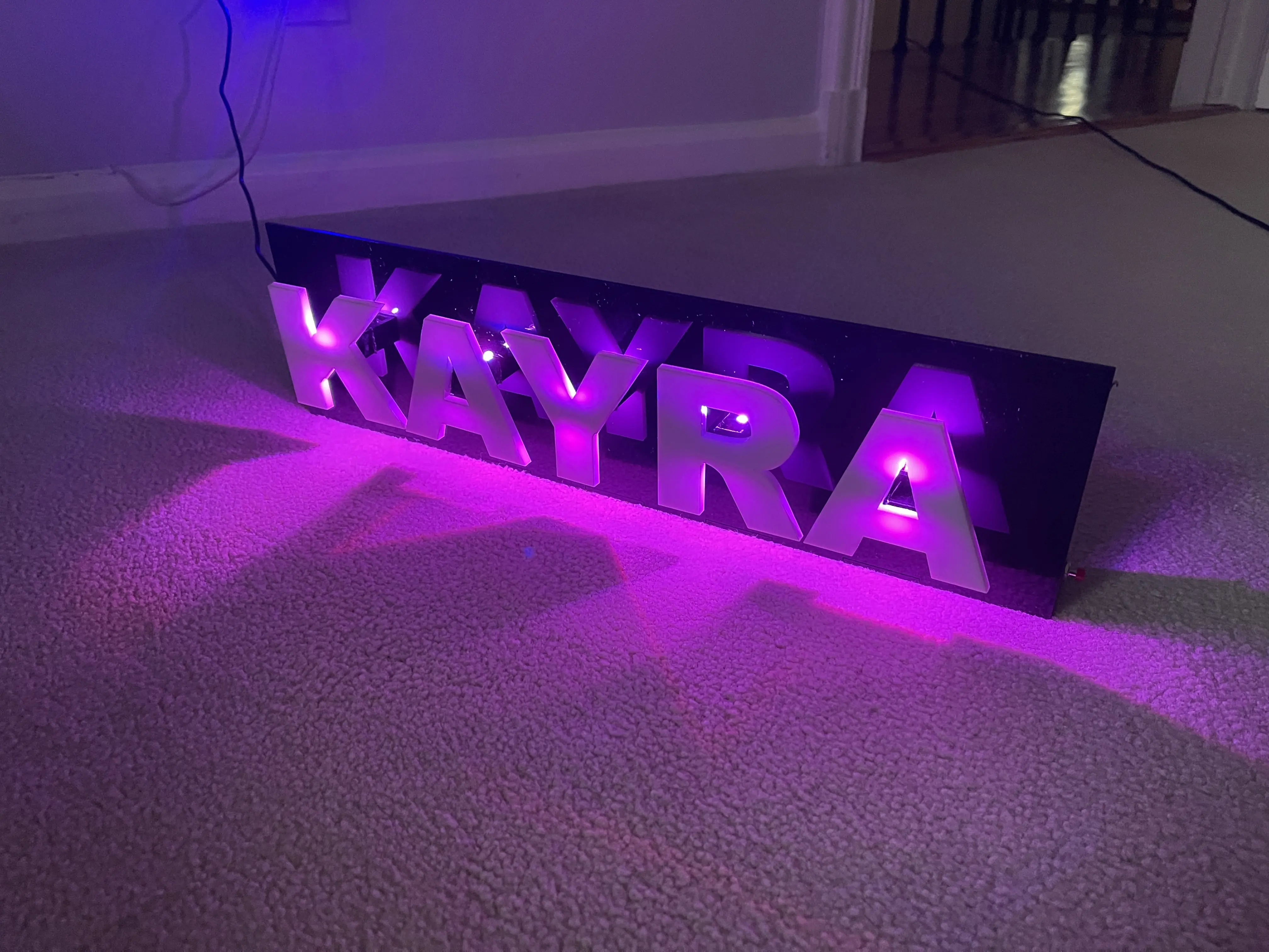 LED Name Plate