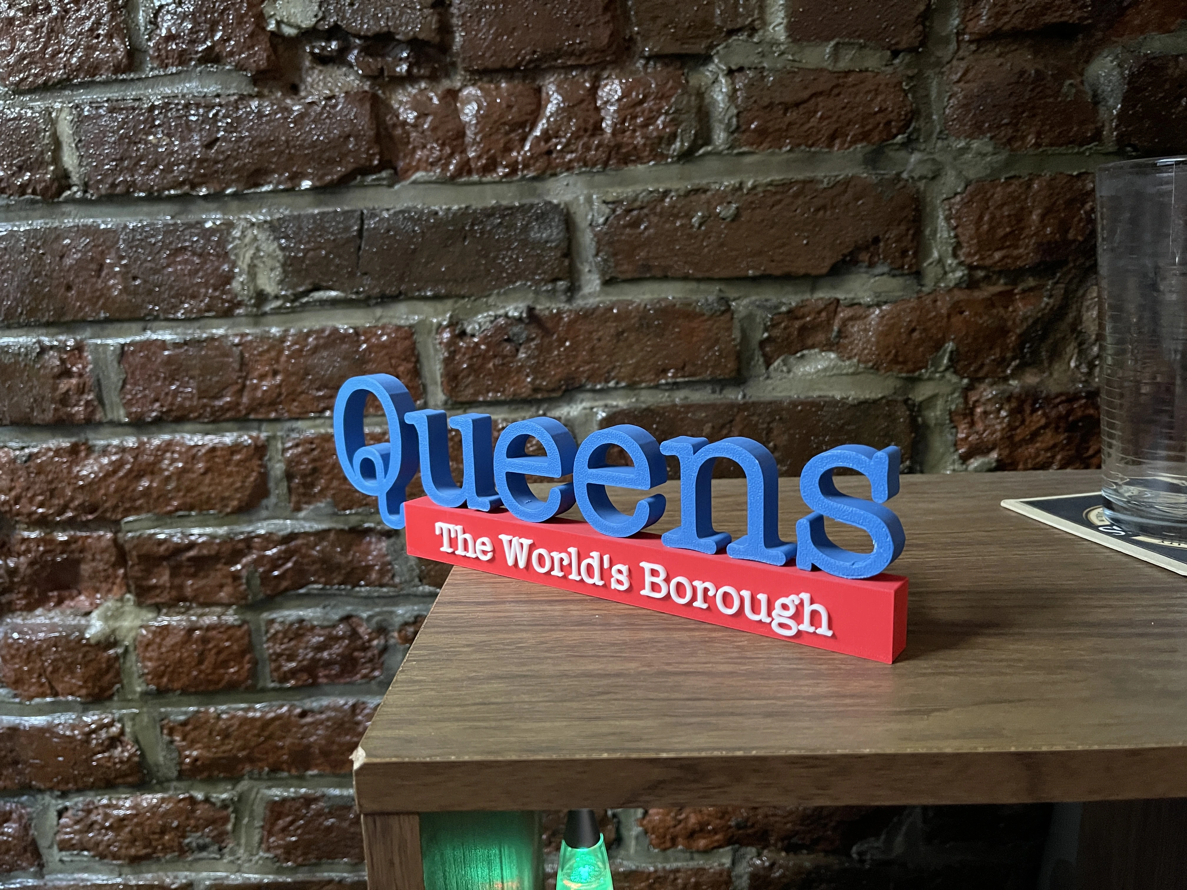 3D printed miniature of Queens Sculpture